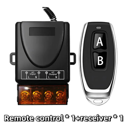 AC 110V 220V 30A Relay Wireless Remote Control Switch System RF 433Mhz Transmitter On Off for Water Heaters Ceiling LED Lamp