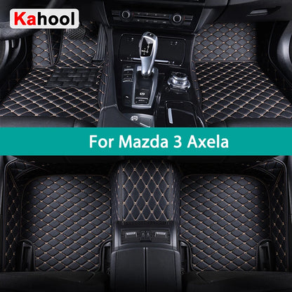 KAHOOL Custom Car Floor Mats For Mazda 3 Axela Auto Carpets Foot Coche Accessorie
