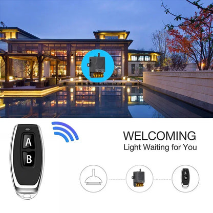 AC 110V 220V 30A Relay Wireless Remote Control Switch System RF 433Mhz Transmitter On Off for Water Heaters Ceiling LED Lamp