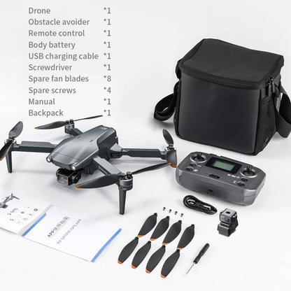 L600 PRO / PRO MAX Drone 4K Profesional Dual Camera 3-axis Gimbal Brushless Obstacle Avoidance WiFi FPV Dron RC Quadcopter Toys