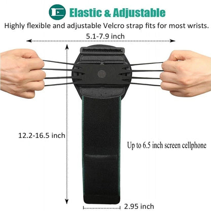 New Wristband Phone Holder 360°Rotatable Universal Sports Wristband for Smartphone Running Armband for Hiking Biking Walking