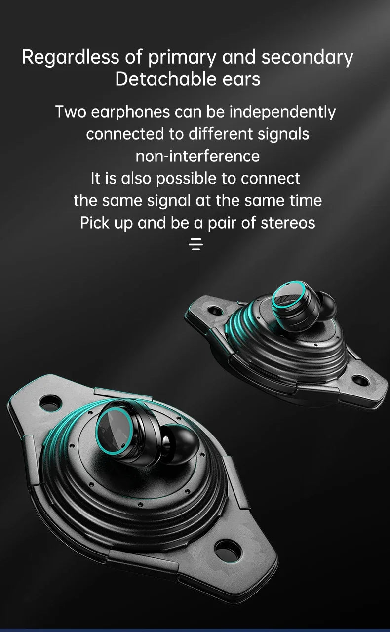 M25 TWS Wireless Headphones Earphones Bluetooth Touch Control Noise Reduction Stereo Waterproof Earbuds Headsets With Microphone