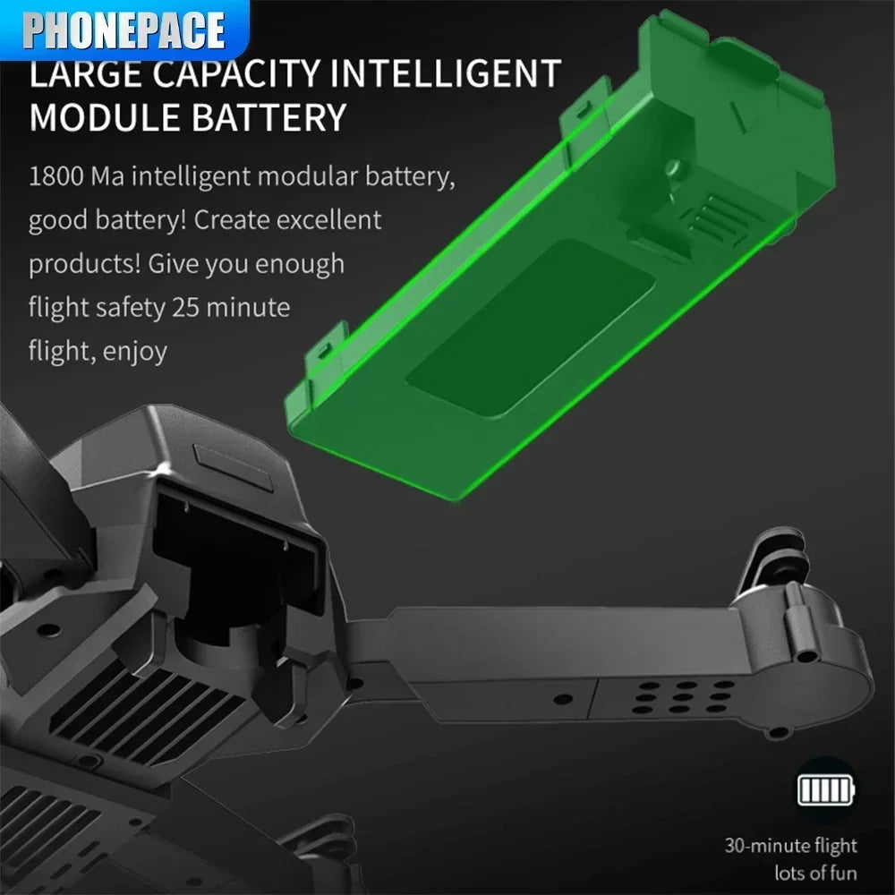 E99 Pro Drone Quadcopter Remote Control Handle Four Axis Aircraft HD 6K Photography UAV Altitude Fixation Helicopter Toys
