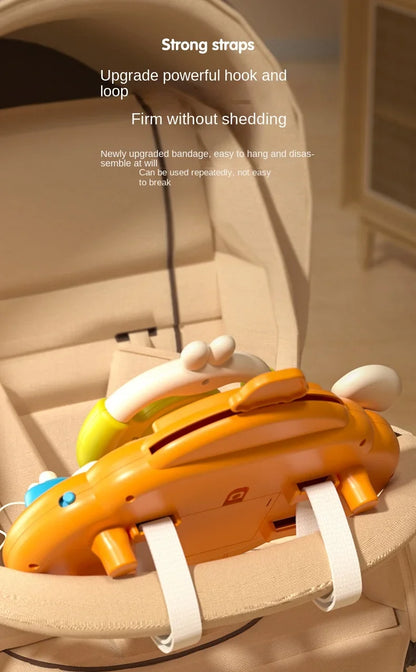 Baby Toy Electric Simulate Driving Car Steering Wheel Stroller Driving Cartoon Bunny Early Educational Toys for 0-36M Toddler