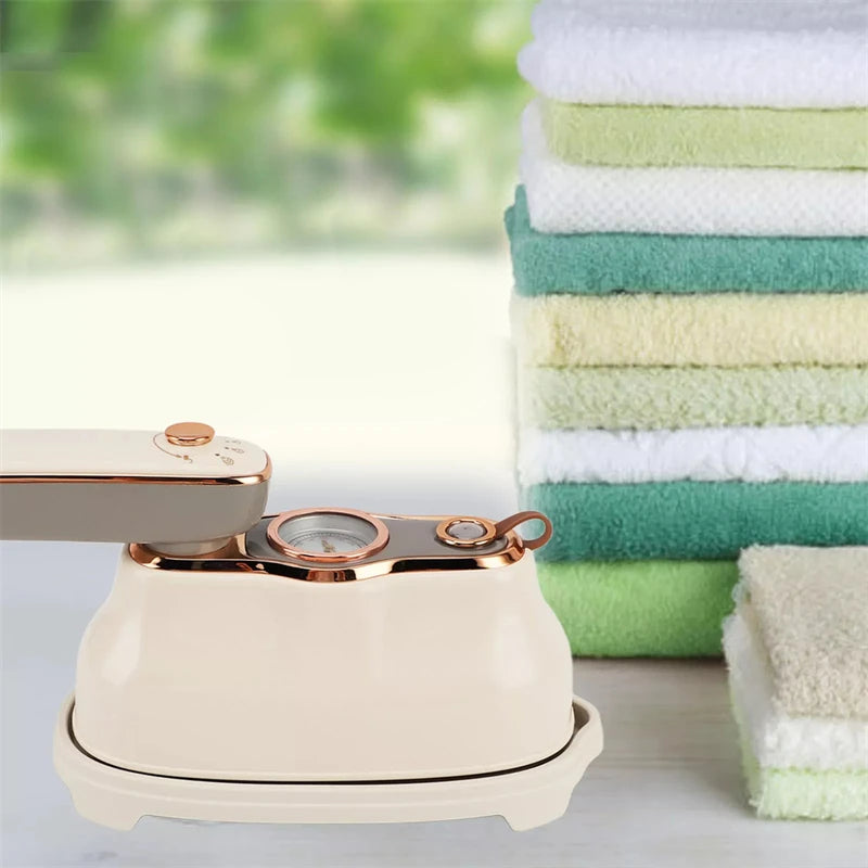 1200W Portable Garment Steamer Mini Handheld Steam Iron for Garments Wet and Dry Dual Use Electric Iron Travel Ironing Machine