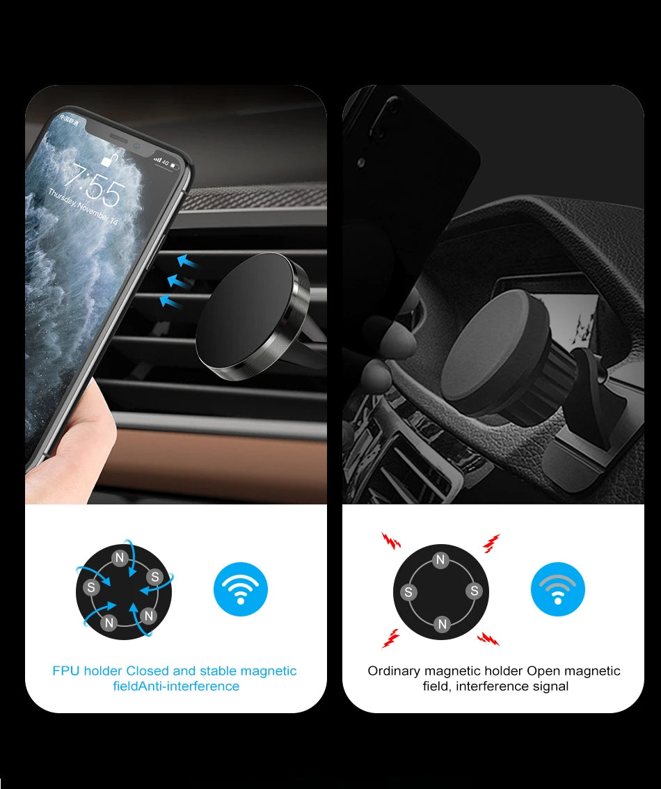 Magnetic Phone Holder For Phone In Car Air Vent Mount Universal Mobile Smartphone Stand Magnet Support Cell Holder For IPhone