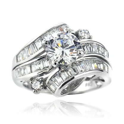 Luxury Marquis Cut Droplet Ring Women&