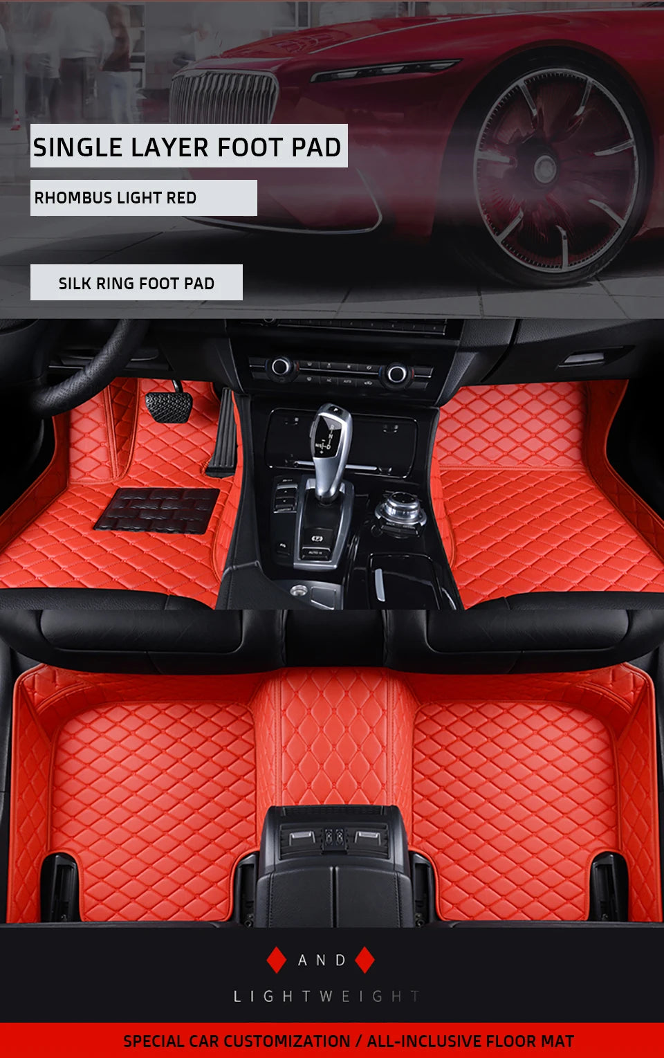 KAHOOL Custom Car Floor Mats For Mazda 3 Axela Auto Carpets Foot Coche Accessorie
