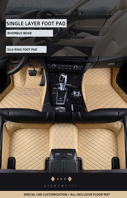 KAHOOL Custom Car Floor Mats For Mazda 3 Axela Auto Carpets Foot Coche Accessorie