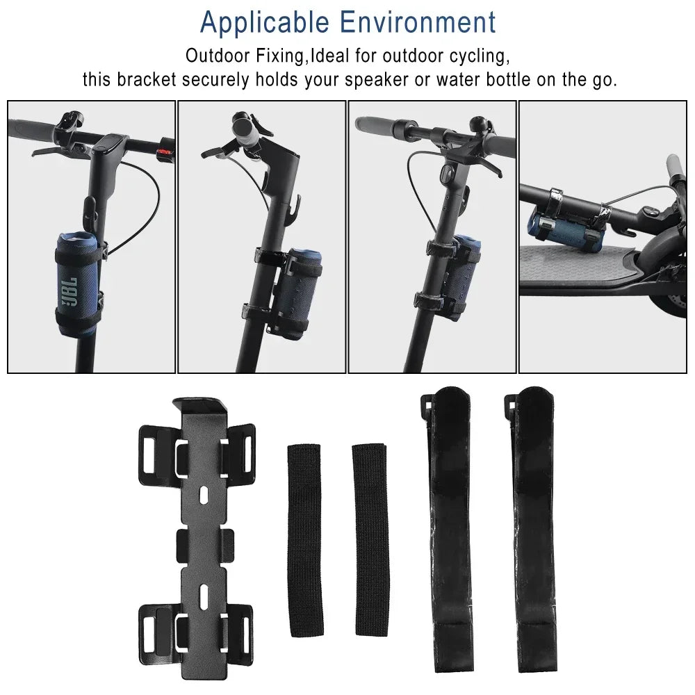 Bluetooth Speaker Mount Strap Portable Bottle Cage Universal Fixed Holder Kettle for Xiaomi M365 Mi3 Mi4 Pro2 Electric Scooter