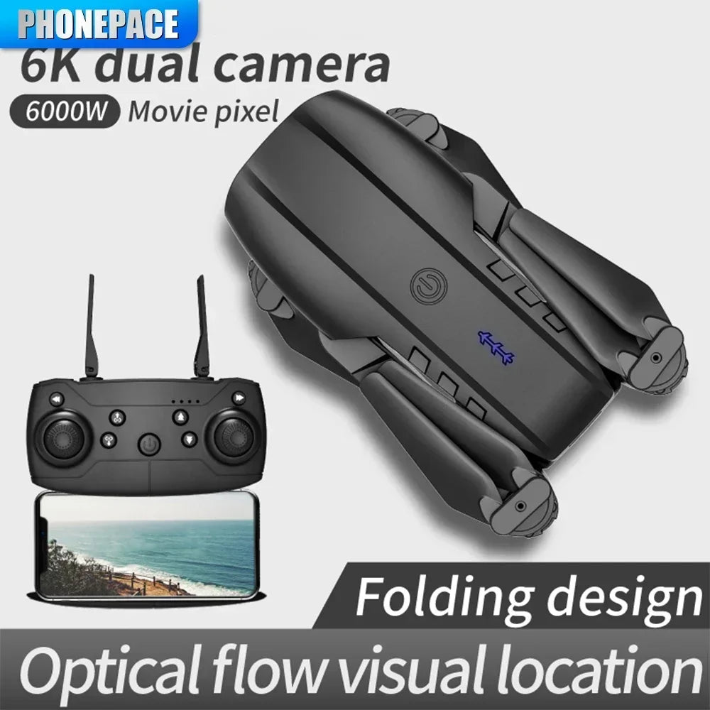 E99 Pro Drone Quadcopter Remote Control Handle Four Axis Aircraft HD 6K Photography UAV Altitude Fixation Helicopter Toys