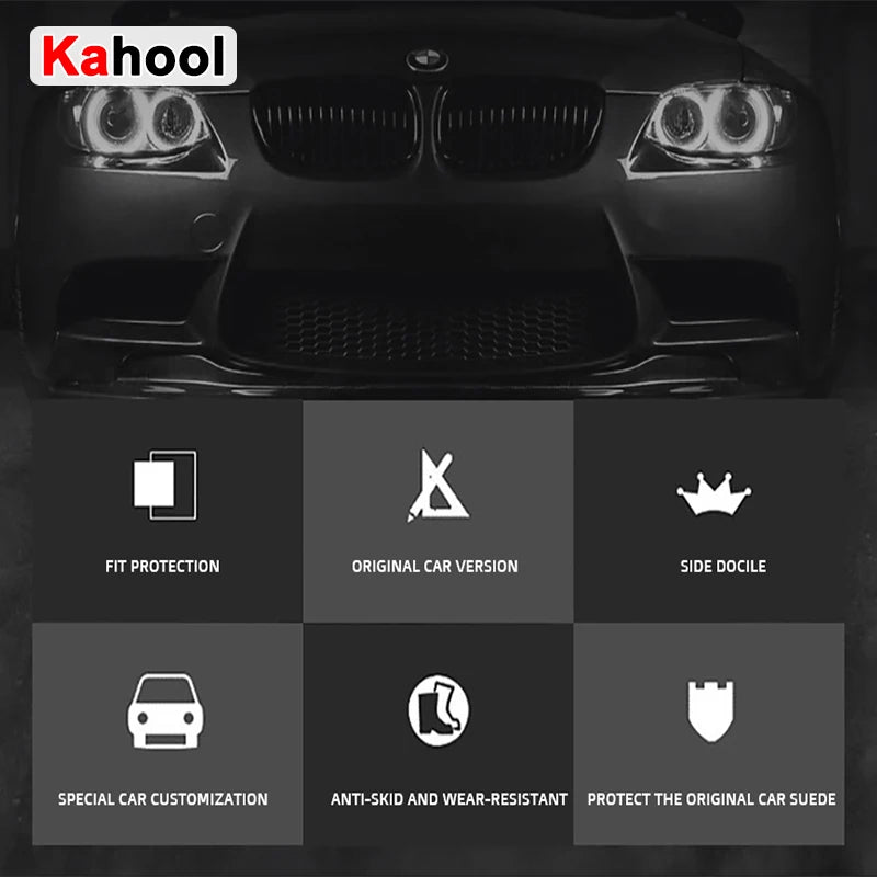 KAHOOL Custom Car Floor Mats For Mazda 3 Axela Auto Carpets Foot Coche Accessorie