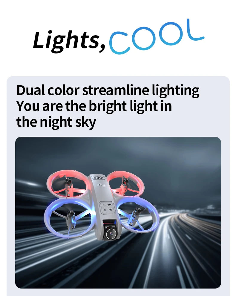 K100 MAX HD 8K Drone With Dual Cameras Obstacle Avoidance Optical Flow Professional Aerial Photography Video For Kid Adults Gift