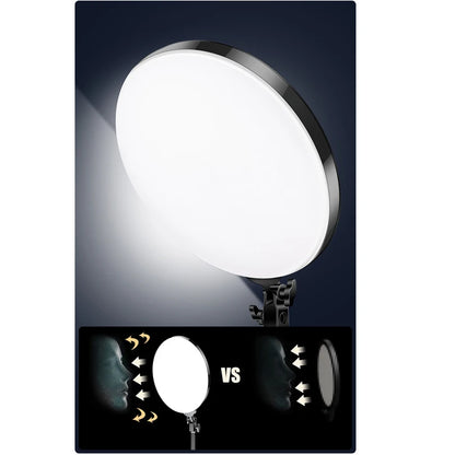 LED Photo Studio Light Video Lighting Recording Photography Panel Lamp &amp; Tripod Stand Remote For Youbute Game Live Phone Holder
