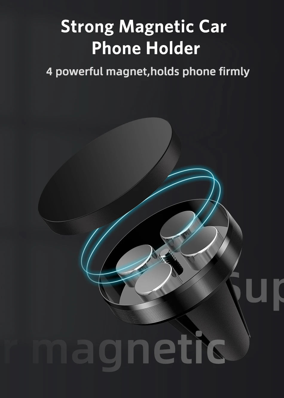 Magnetic Phone Holder For Phone In Car Air Vent Mount Universal Mobile Smartphone Stand Magnet Support Cell Holder For IPhone