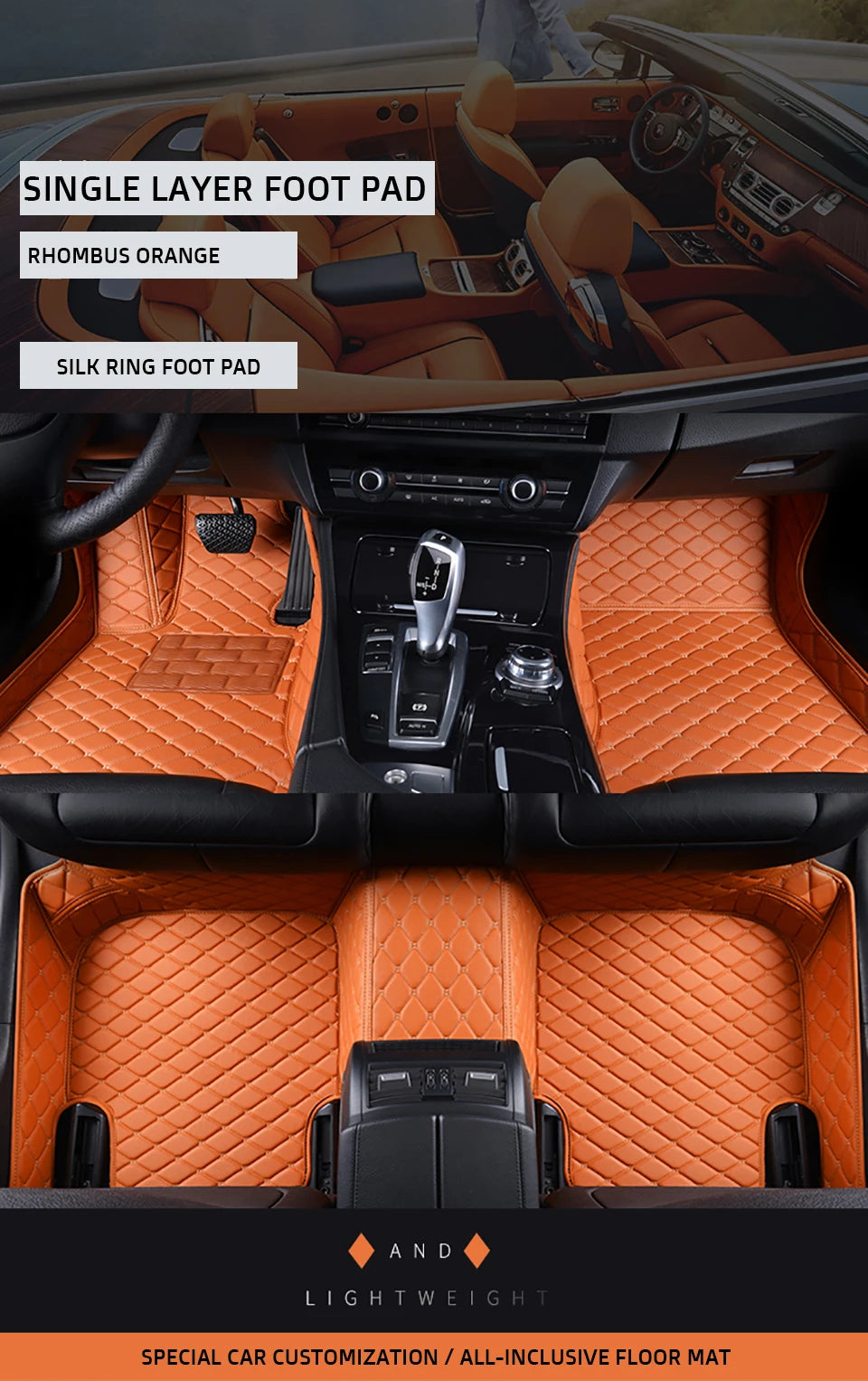 KAHOOL Custom Car Floor Mats For Mazda 3 Axela Auto Carpets Foot Coche Accessorie