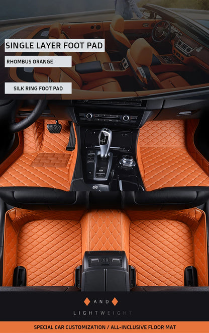 KAHOOL Custom Car Floor Mats For Mazda 3 Axela Auto Carpets Foot Coche Accessorie