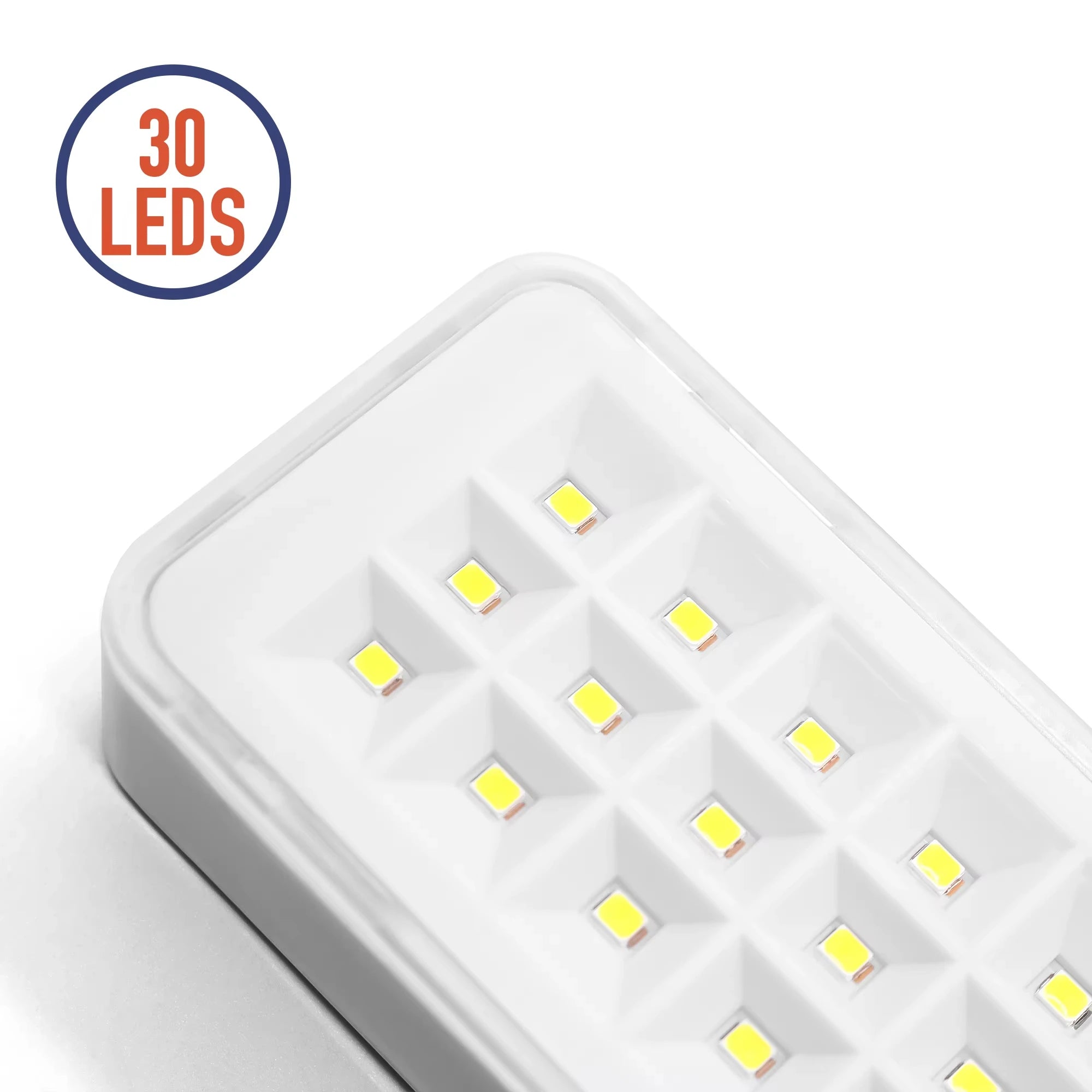 30 Beads Led Emergency Light EU/US Type-c Usb Port Rechargeable Camping Light Multi-function Rechargeable Battery