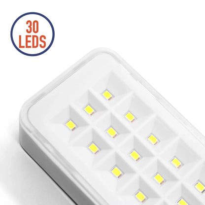30 Beads Led Emergency Light EU/US Type-c Usb Port Rechargeable Camping Light Multi-function Rechargeable Battery