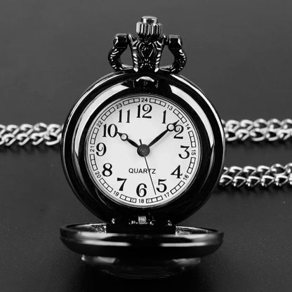 Virgin Mary and Baby Jesus Christian Catholicism Pocket Watch with Chain Necklace Vintage Quartz Pendant Watches Mens Women Gift