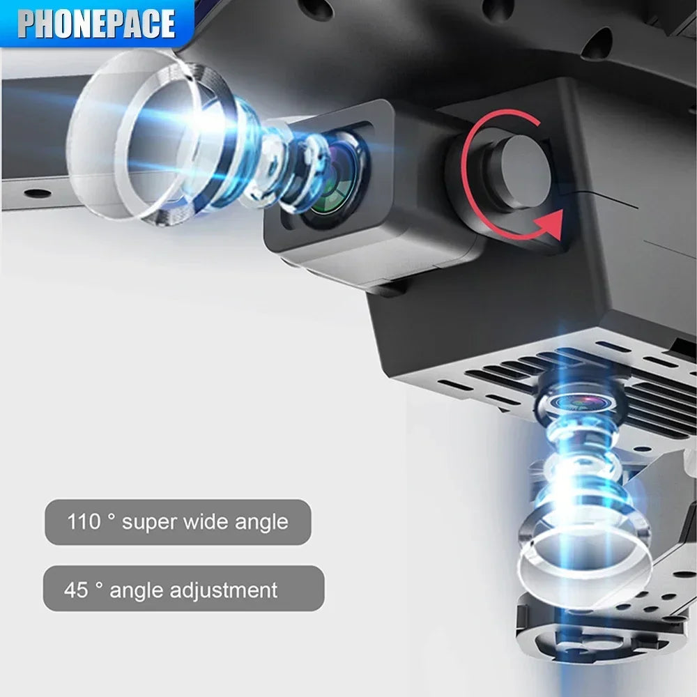 E99 Pro Drone Quadcopter Remote Control Handle Four Axis Aircraft HD 6K Photography UAV Altitude Fixation Helicopter Toys