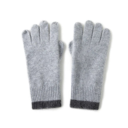 Winter Cashmere Gloves for Women Warm Touch Screen Gloves Cold Protection Full Finger Mittens Outdoor Cycling Thick Glove