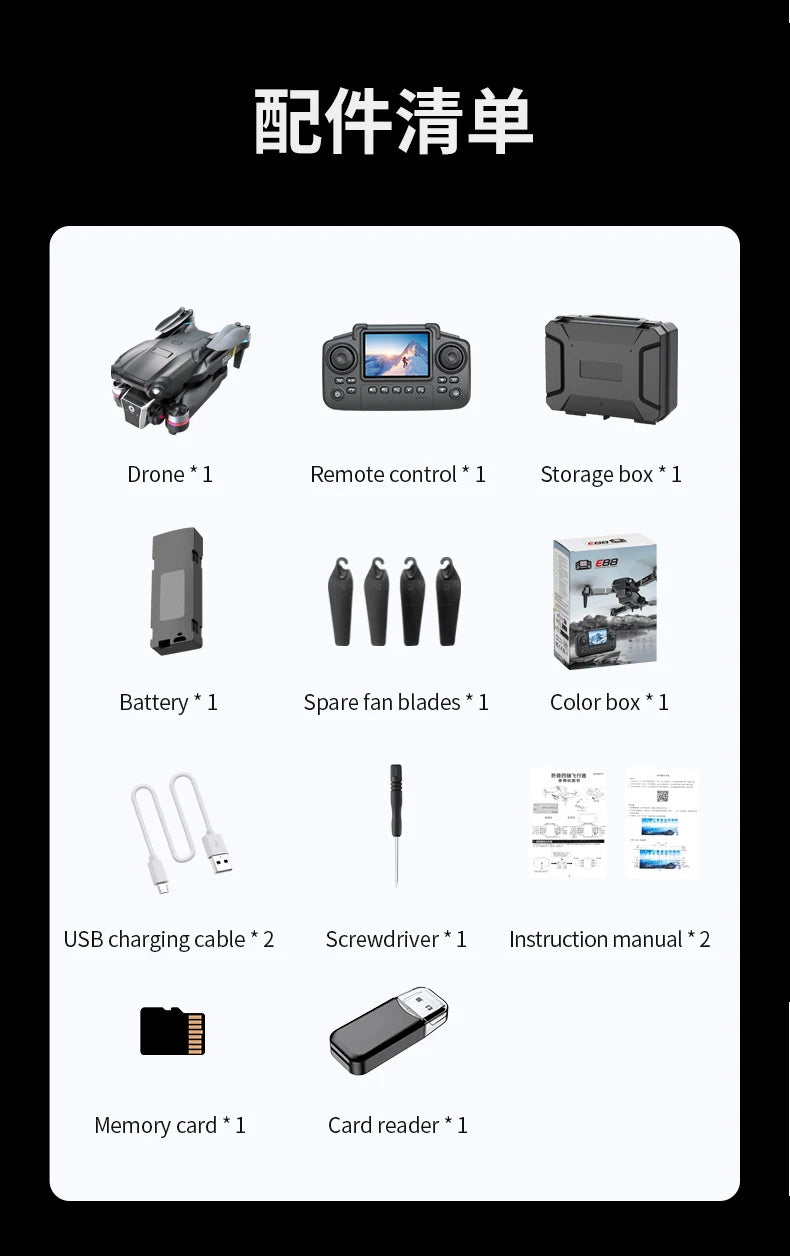 NEW K13 MAX Drone 8K Camera 5G WiFi FPV Brushless Motor HD Dual Camera Obstacle Avoidance Quadcopter for Aerial Photography Gift