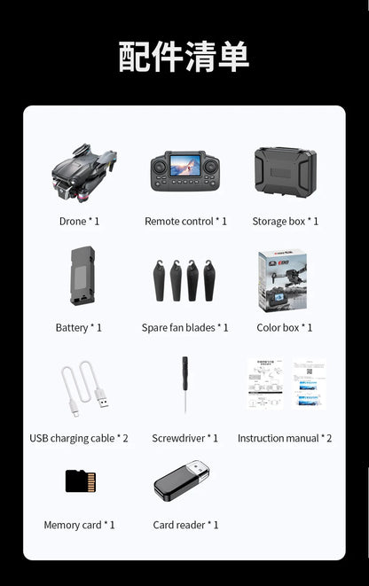 NEW K13 MAX Drone 8K Camera 5G WiFi FPV Brushless Motor HD Dual Camera Obstacle Avoidance Quadcopter for Aerial Photography Gift