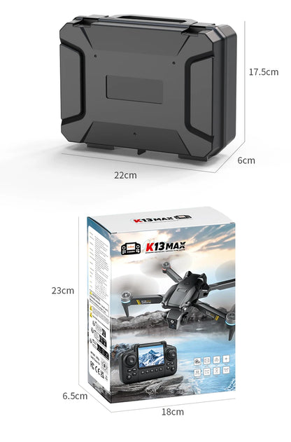 NEW K13 MAX Drone 8K Camera 5G WiFi FPV Brushless Motor HD Dual Camera Obstacle Avoidance Quadcopter for Aerial Photography Gift