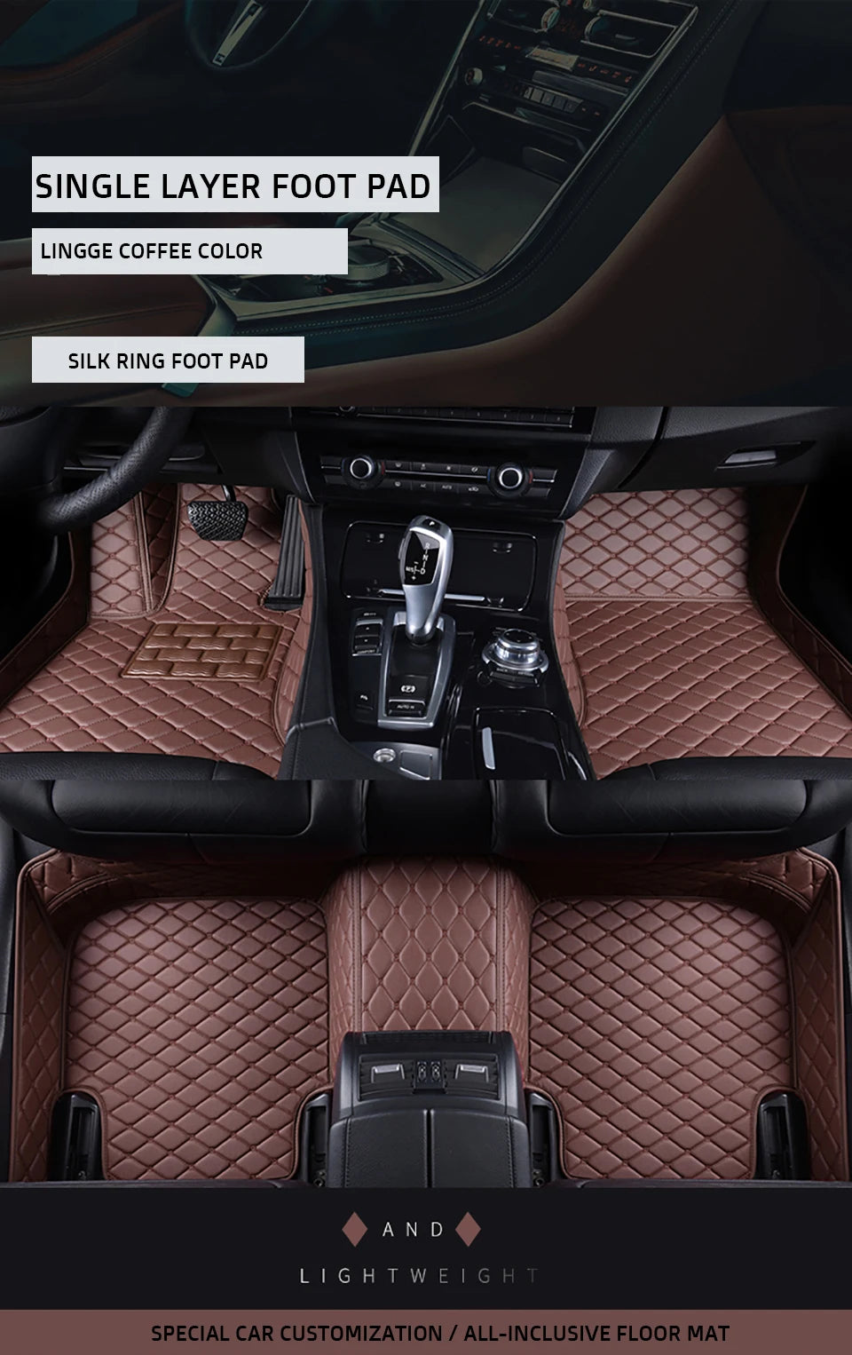 KAHOOL Custom Car Floor Mats For Mazda 3 Axela Auto Carpets Foot Coche Accessorie