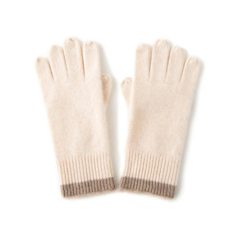 Winter Cashmere Gloves for Women Warm Touch Screen Gloves Cold Protection Full Finger Mittens Outdoor Cycling Thick Glove