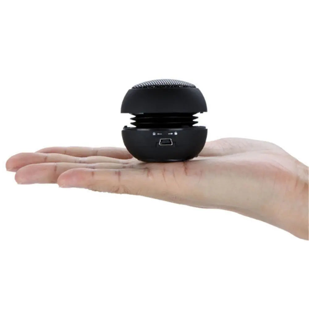Mini Portable Hamburger Speaker Amplifier 3.5mm Jack Bluetooth Sound Box Loudspeaker Music Player