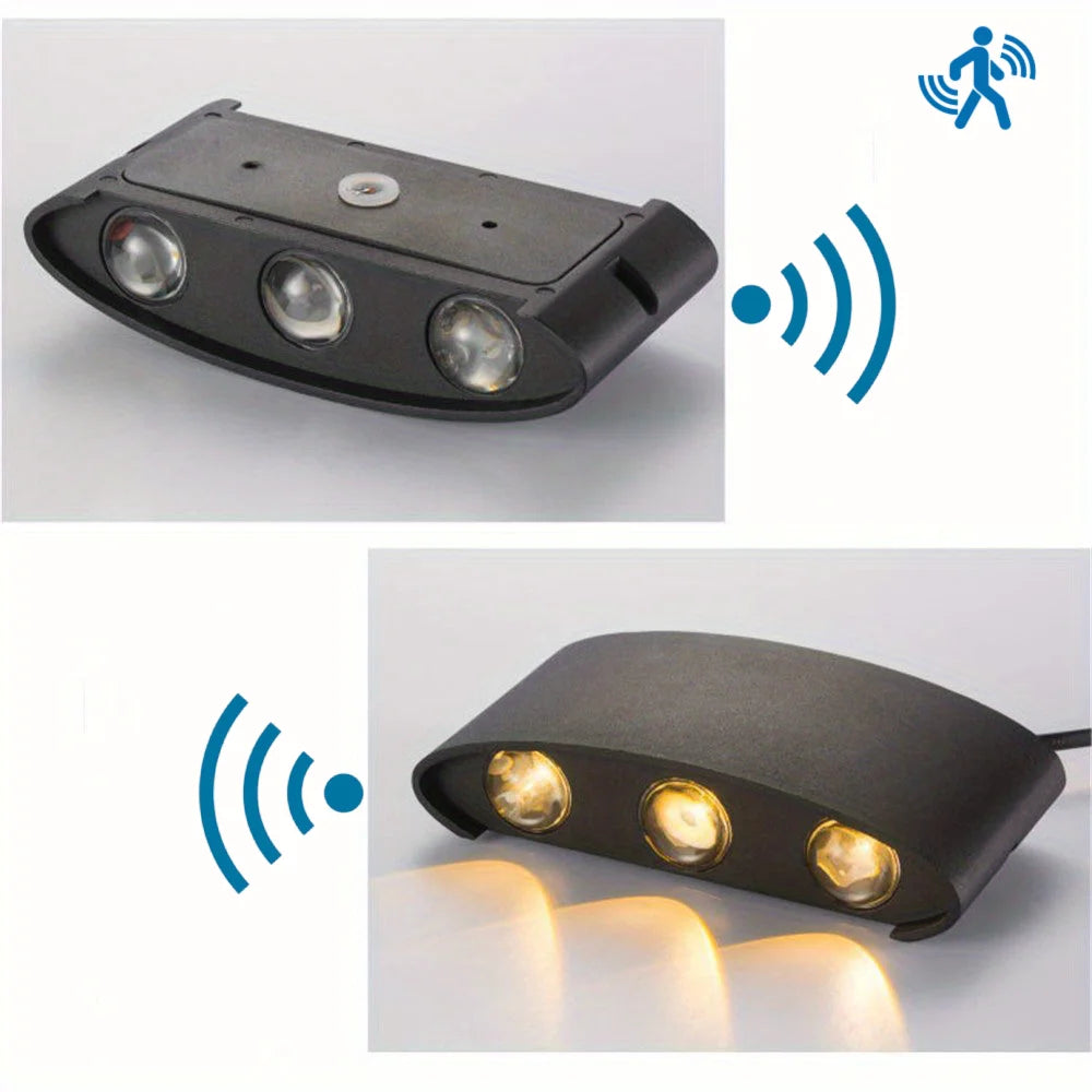Led Wall Lamp Waterproof IP66 Up And Down Lighting Garden Decoration AC85-265V indoor&amp;outdoor Wall Light for Bedroom Living Room