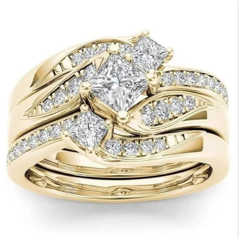 Luxury Marquis Cut Droplet Ring Women&