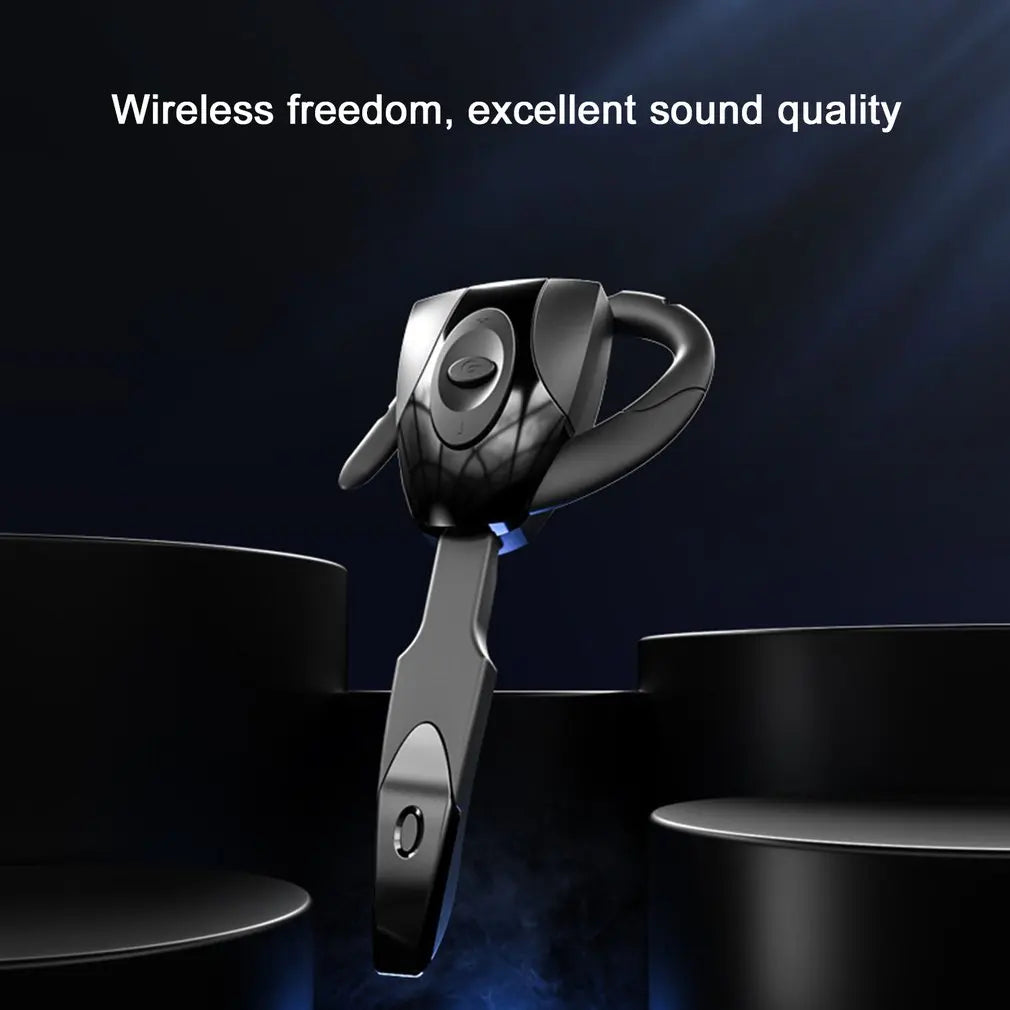Bluetooth Earphone For Car Driving Standby High Sensitivity Handsfree Rechargeable Wireless Headset With Microphone Dropshipping