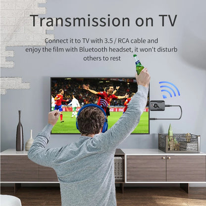 USB &amp; 3.5mm AUX Bluetooth 5.3 Dongle Audio Receiver Transmitter Music Adapter For PC Mp3 Speaker TV Wireless Earphone Car Radio
