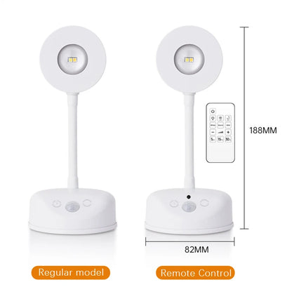 LED Wall Lamp USB Charging Wirelessly Dimmable Motion Sensor Living Room Bedroom Bedside Decoration Spotlights Night Wall Light
