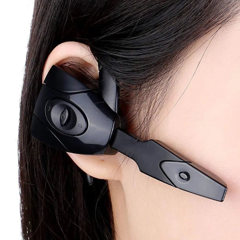Bluetooth Earphone For Car Driving Standby High Sensitivity Handsfree Rechargeable Wireless Headset With Microphone Dropshipping