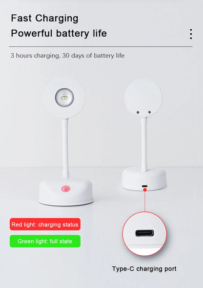 LED Wall Lamp USB Charging Wirelessly Dimmable Motion Sensor Living Room Bedroom Bedside Decoration Spotlights Night Wall Light