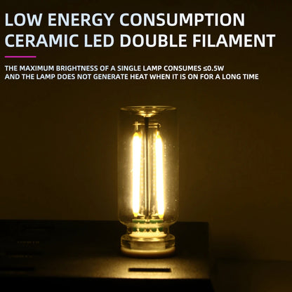 USB Night Light Touch Dimming LED Incandescent Filament Light Bulb Car Interior Lighting Atmosphere Lamp for Party Room Car