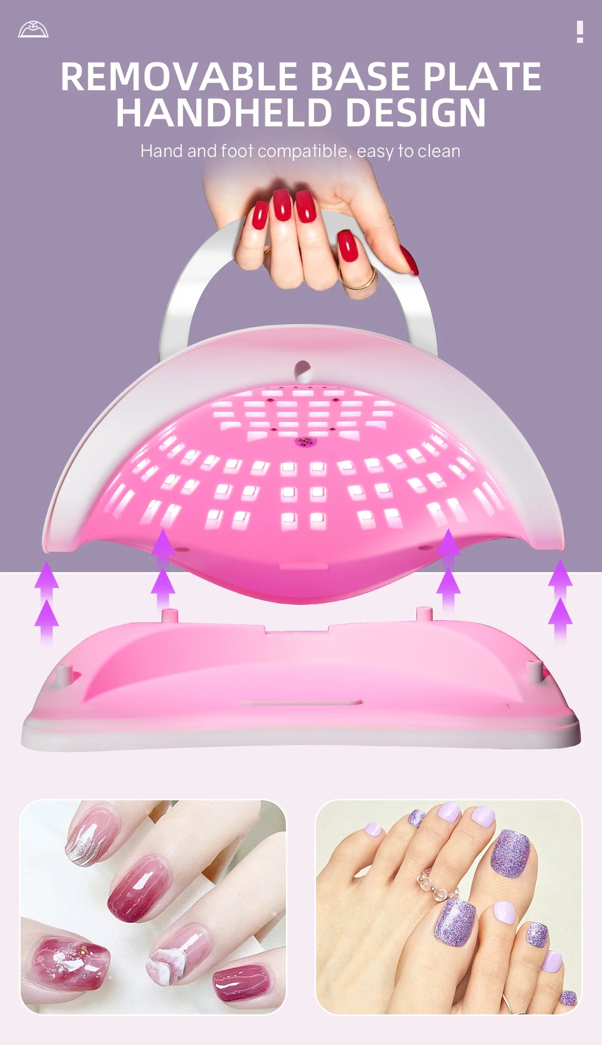 SUN X26 MAX Nail Dryer Machine 380W UV LED Lamp for Nails 81LEDS Gel Polish Curing Manicure Lamp With Auto Smart Sensor Nail Art