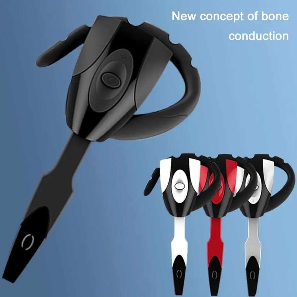 Bluetooth Earphone For Car Driving Standby High Sensitivity Handsfree Rechargeable Wireless Headset With Microphone Dropshipping