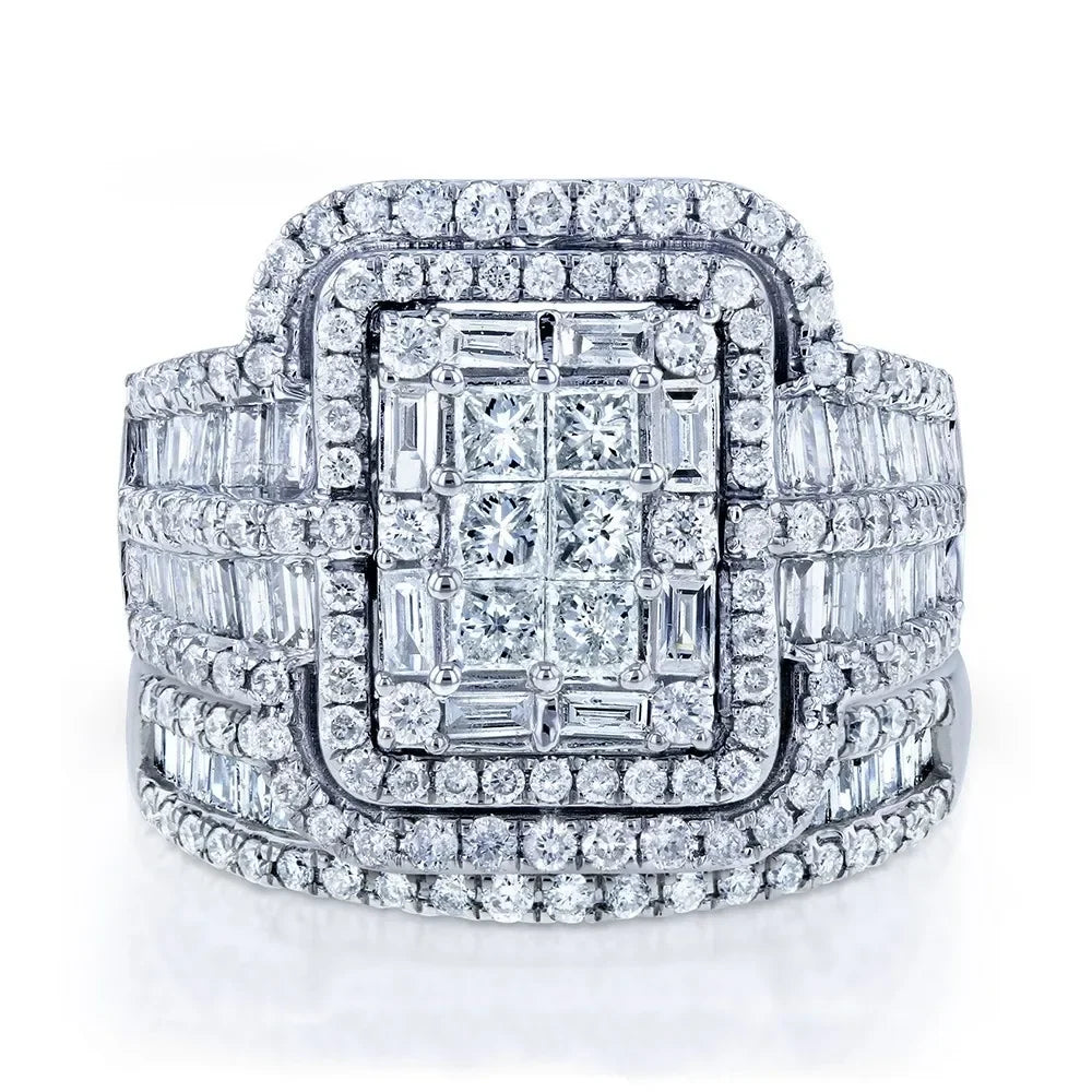 Luxury Marquis Cut Droplet Ring Women&