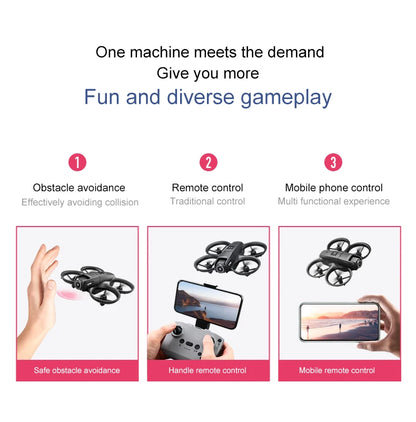 D16 Drone 8K HD With FPV Dual Camera RC Brushless Power Motor 5G WIFI Smart Obstacle Avoidance Profesional Aerial Quadcopter Toy